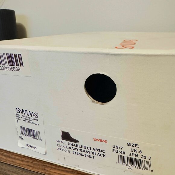 NIB - SWIMS Charles Classic Boots - Waterproof - Men\'s Size 7 main image 6